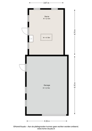 Floorplan - Posthoorn 8, 7884 NB Barger-Compascuum